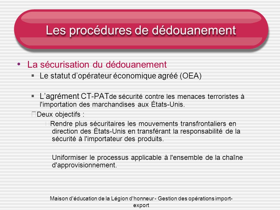 Proc Dure De D Douanement